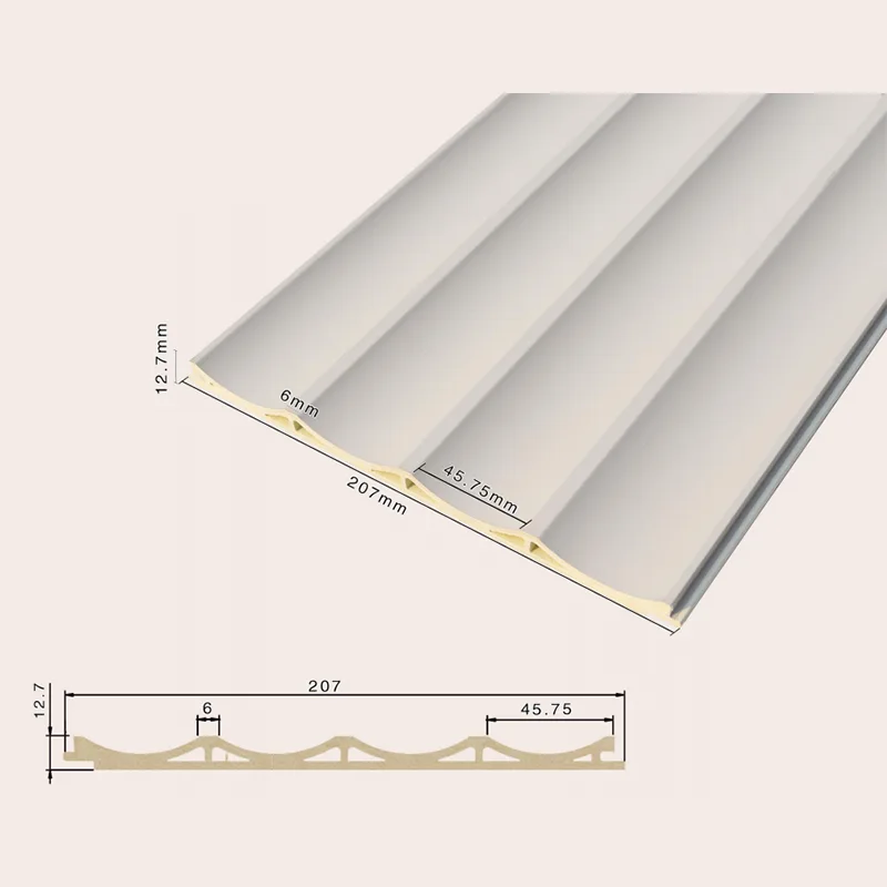 207 İçi Boş Gömme 4 Izgaralı Yivli Panel